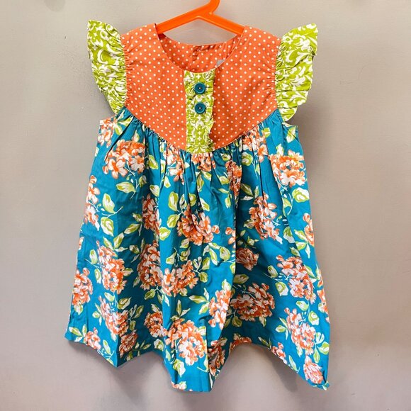 Eleanor Rose Harrington Floral‎ Gigi Dress - Size 7/8 - Picture 1 of 4